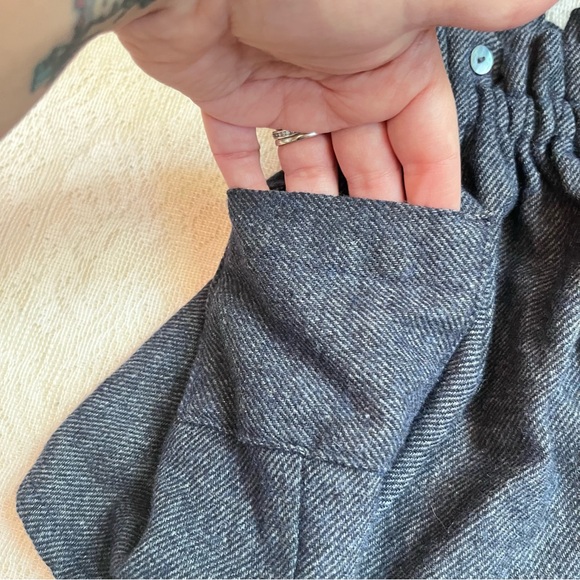 Tocoto Vintage girls wool blend suspender skirt - Picture 7 of 9